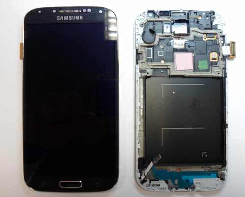 Repuesto Pantalla Lcd Touch Frame Marco  Samsung Galaxy S4 I9500 Negro